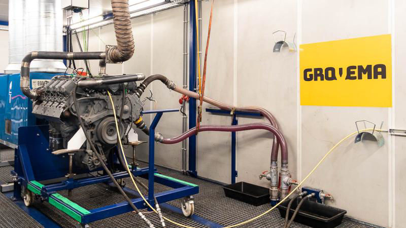 Test de puissance pour les moteurs Liebherr d’occasion